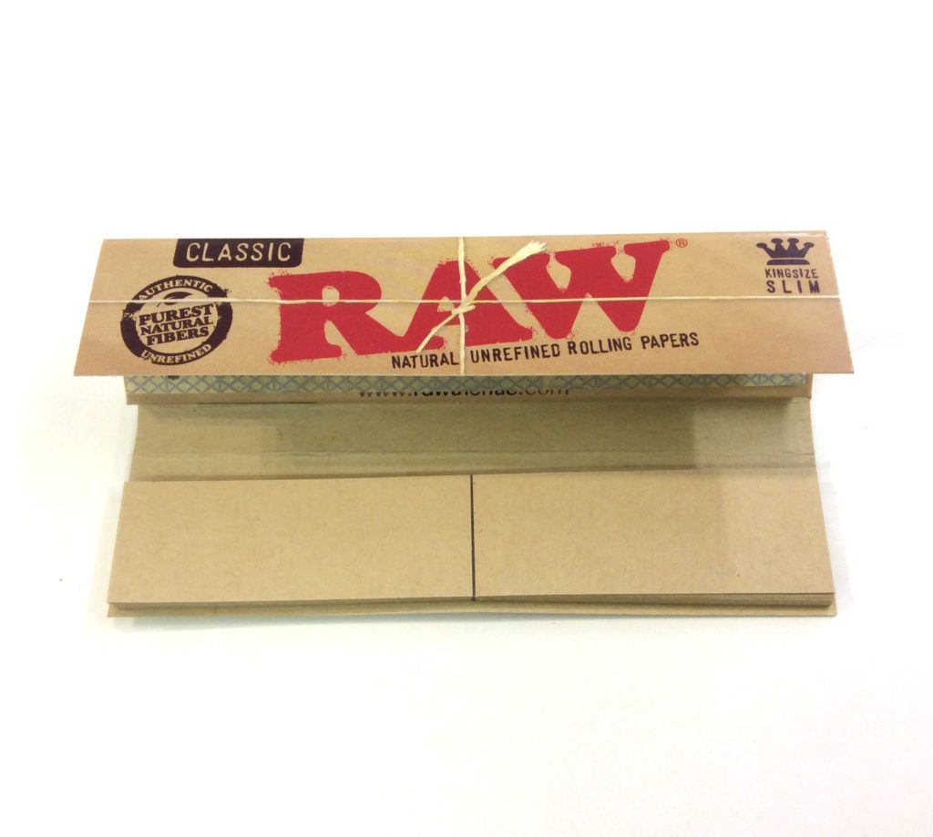 Feuille Raw avec carton