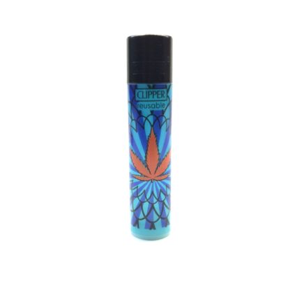 clipper hypnotic leaves bleu