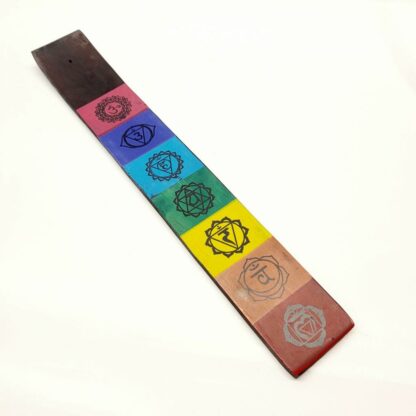 porte encens 7 chakras rainbow