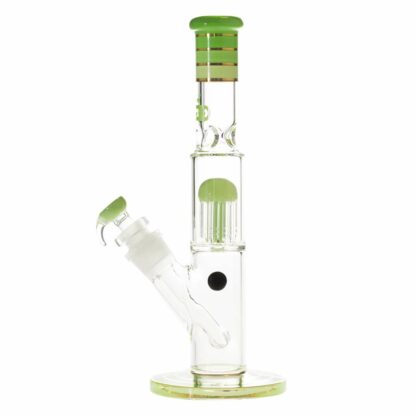 Bong Grace Glass méduse à bandes vertes