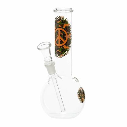 bong peace and love camo vert