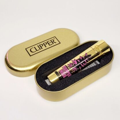 clipper metal gold purple